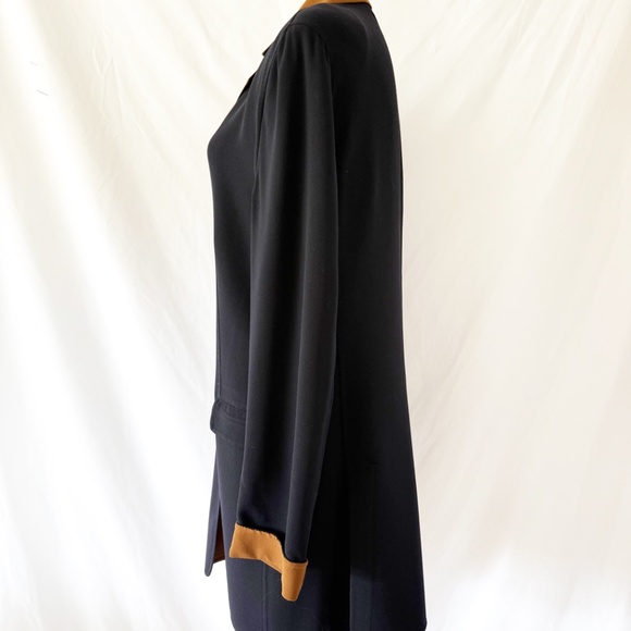Vintage Piazza Sempione Long Wool Blazer Could also be worn as a dress Size 10 - Picture 7 of 12